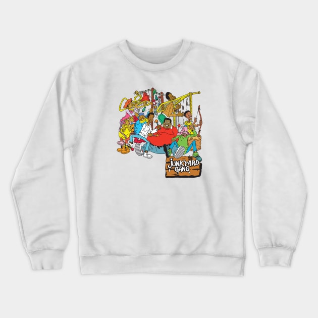 Fat Albert & The Junkyard Gang Crewneck Sweatshirt by Chewbaccadoll